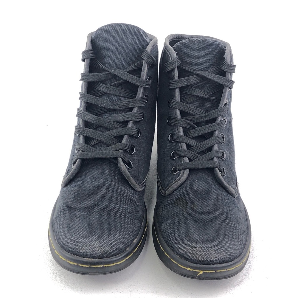 Dr. Martens Shoreditch Black Canvas Ankle Boots 5 - Picture 4 of 11